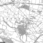 Old map of Egginton and surroundings