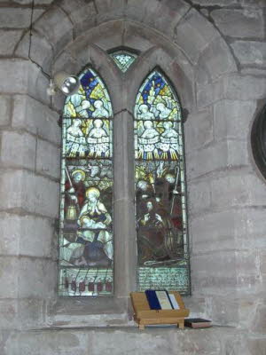 North window stained glass